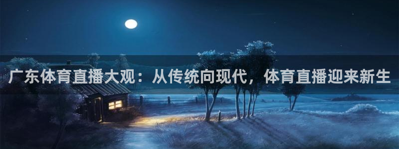 鲸鱼篮球直播：广东体育直播大观：从传统向现代，体育直播迎来新生